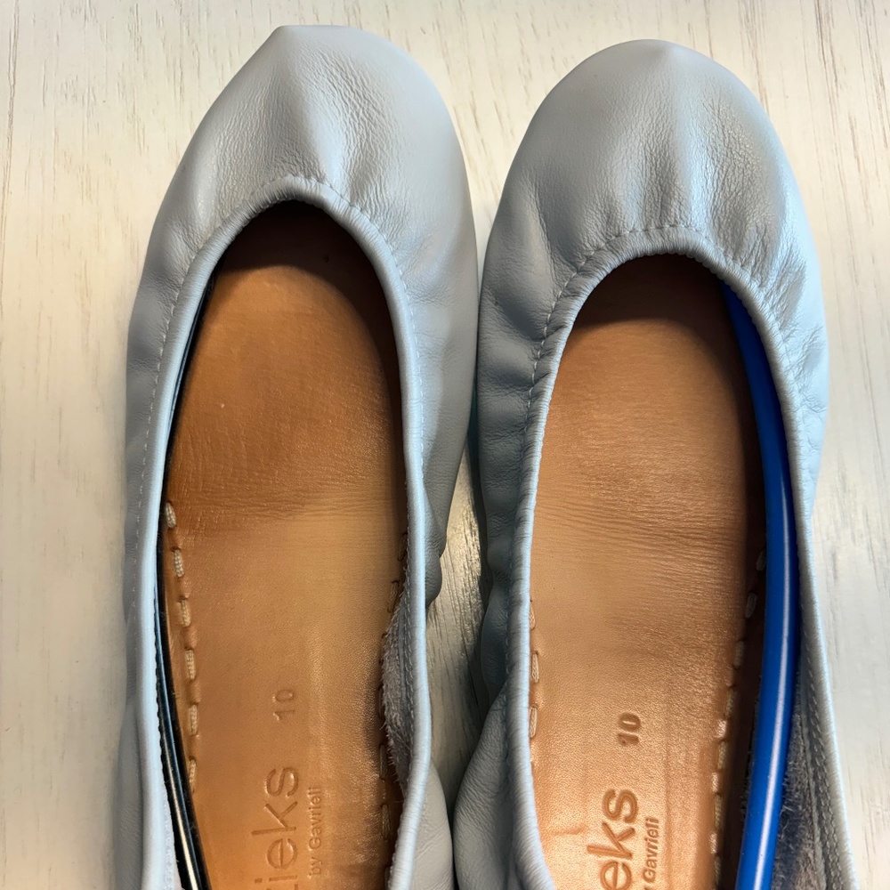 Tieks Size 10 in Cool Grey